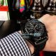 High Replica Breitling Chronometre Black Dial Black Bezel  Black Rubber Strap Watch 43mm (8)_th.jpg